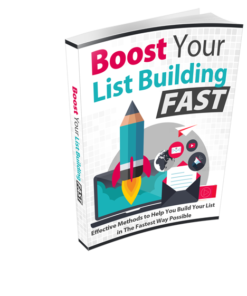 Boost Your List Building Fast Ebook